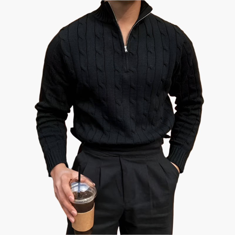 Kronberg Half-Zip-Strickpullover