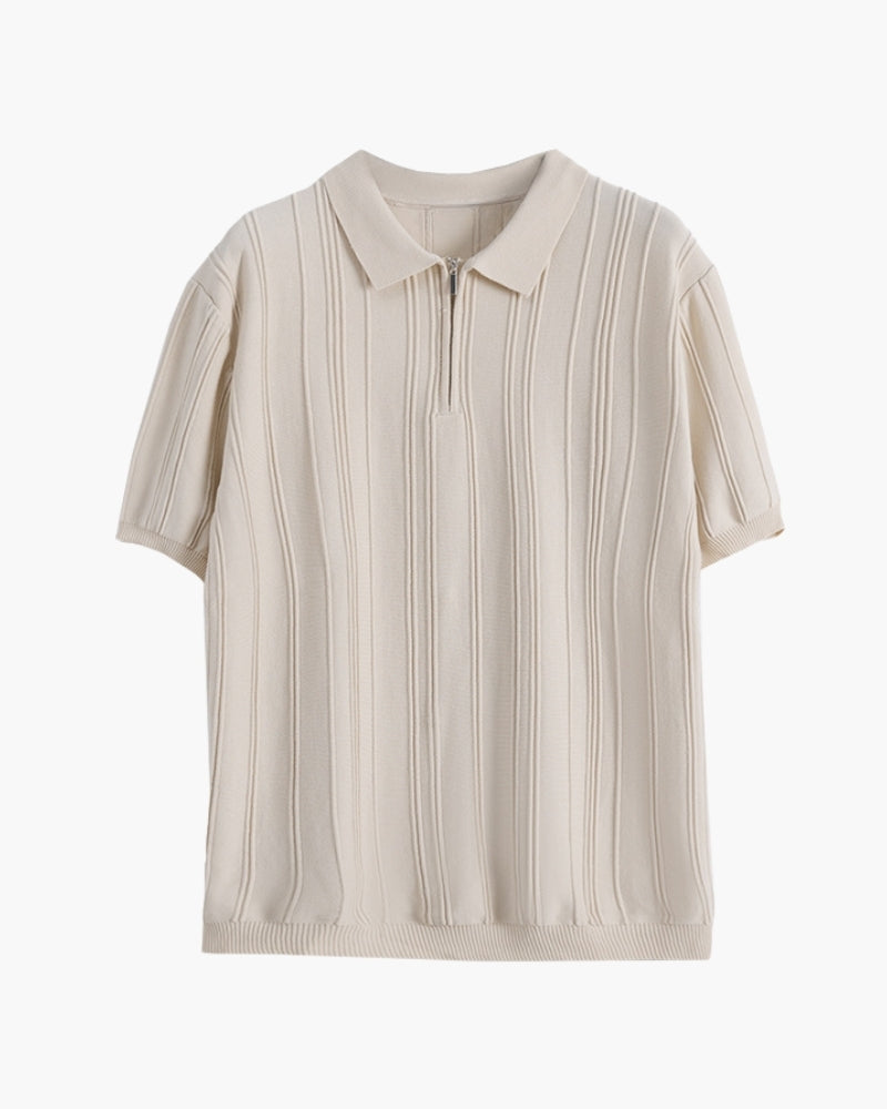 Signature-Poloshirt mit Reißverschluss