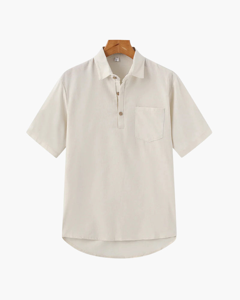 Sylt Leinen-Poloshirt