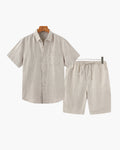 Falkenstein Leinen-Set mit Shorts