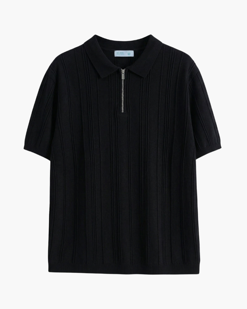 Signature-Poloshirt mit Reißverschluss