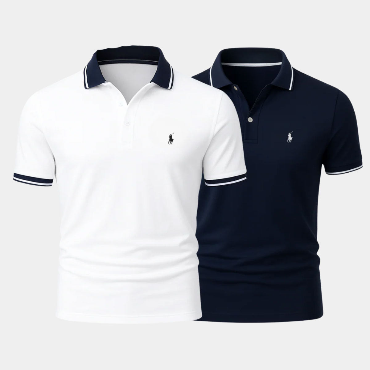RL Slim-Fit-Hemden-Duo aus Baumwollmix – 1 kaufen, 1 gratis