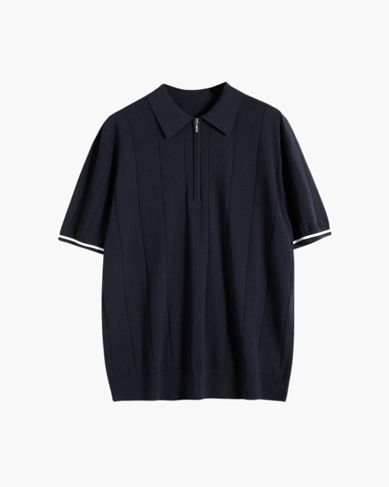 Signature-Poloshirt mit Kontrastbesatz