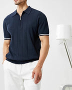 Signature-Poloshirt mit Kontrastbesatz