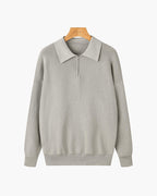 Taunus Strickpullover mit Reißverschluss