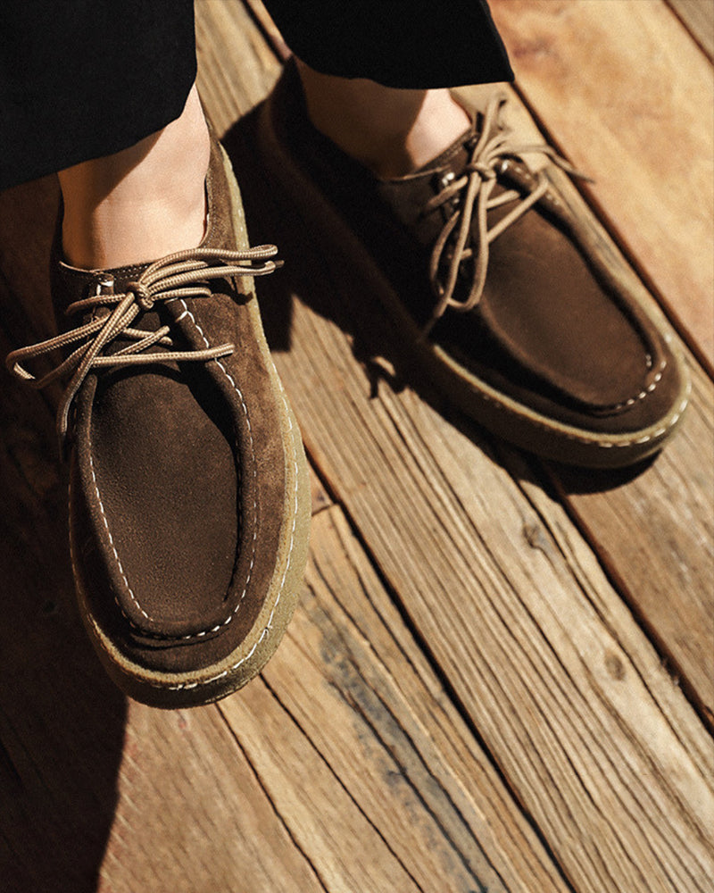 Premium-Wildleder-Stadtschuhe