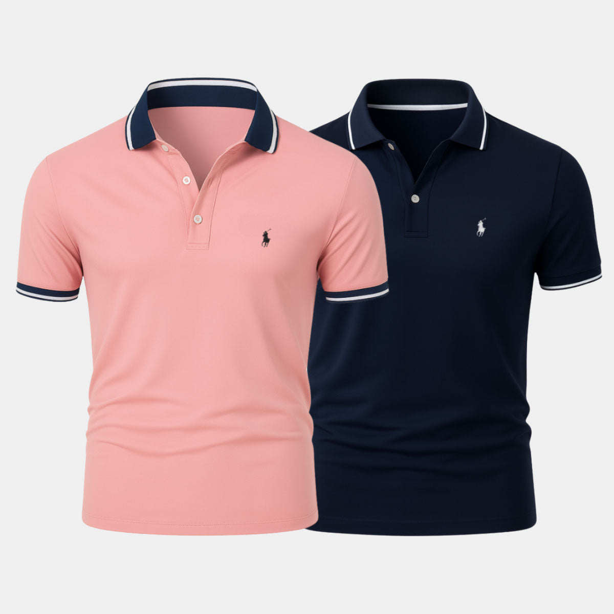 RL Slim-Fit-Hemden-Duo aus Baumwollmix – 1 kaufen, 1 gratis