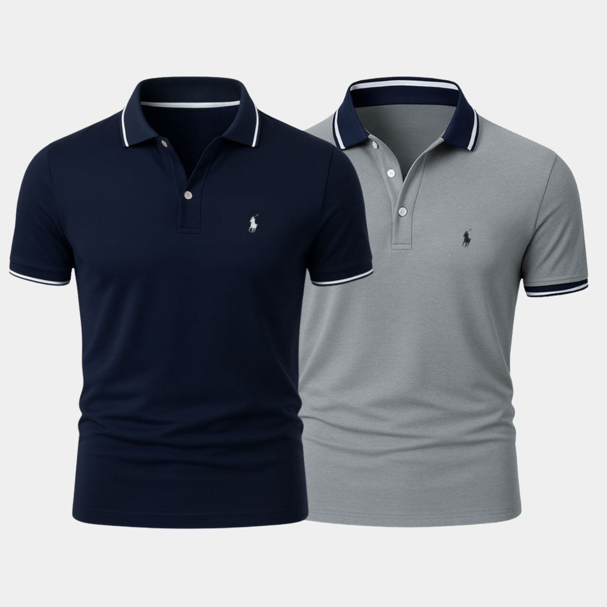RL Slim-Fit-Hemden-Duo aus Baumwollmix – 1 kaufen, 1 gratis