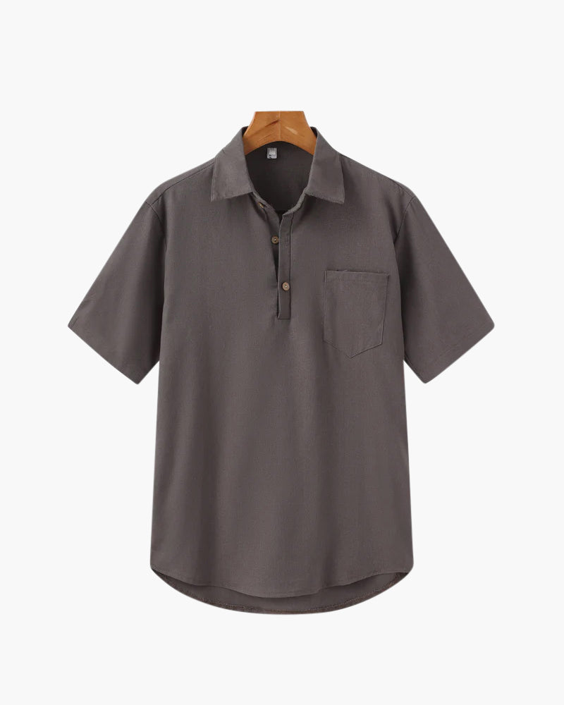 Sylt Leinen-Poloshirt