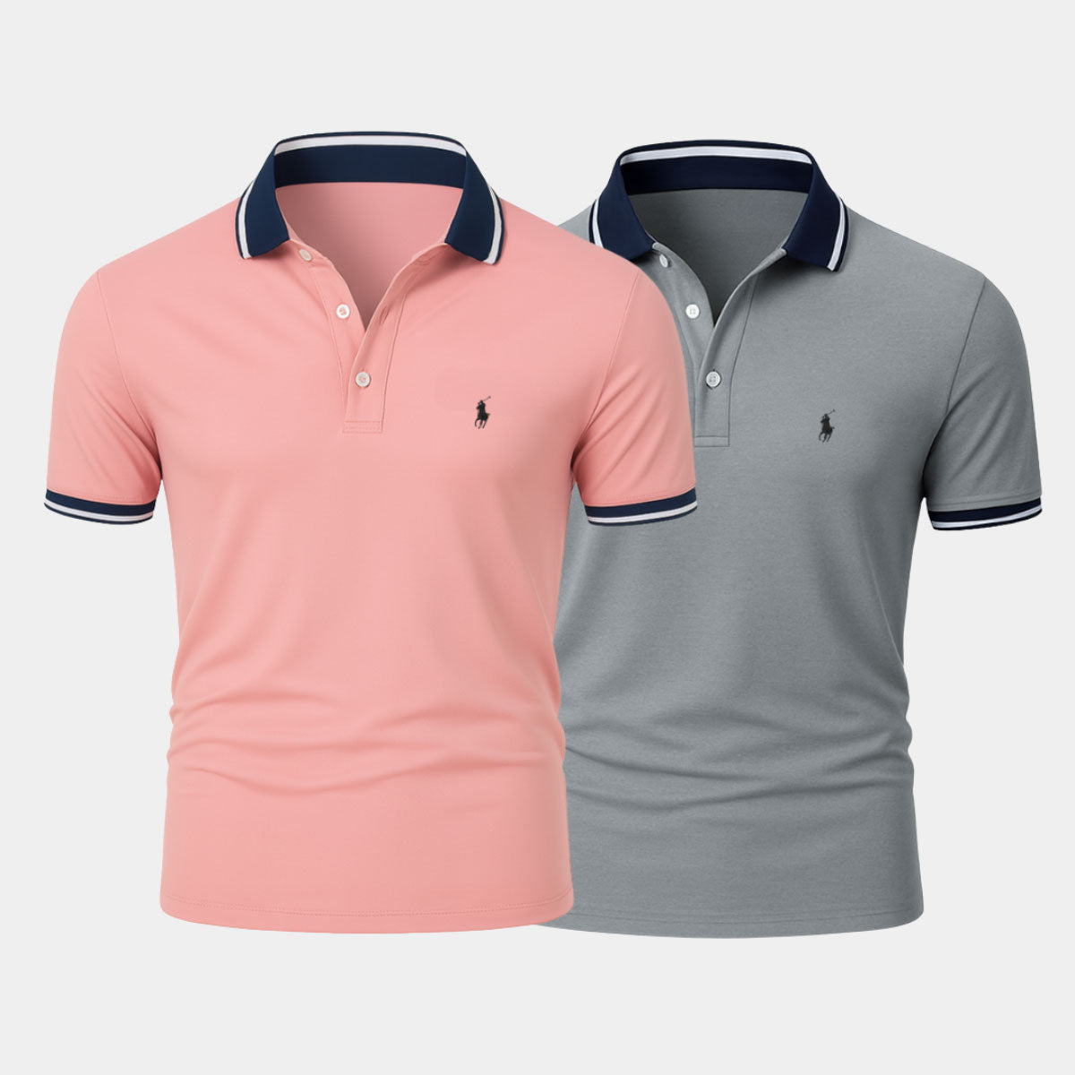 RL Slim-Fit-Hemden-Duo aus Baumwollmix – 1 kaufen, 1 gratis