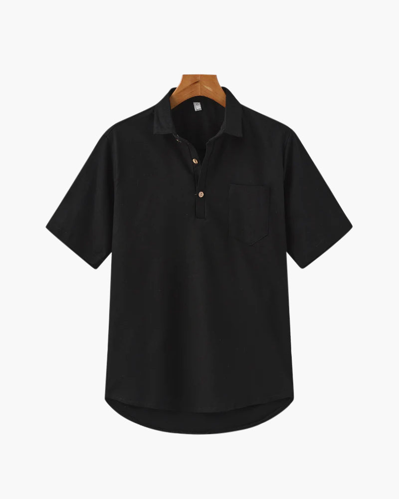 Sylt Leinen-Poloshirt