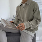Taunus Strickpullover mit Reißverschluss
