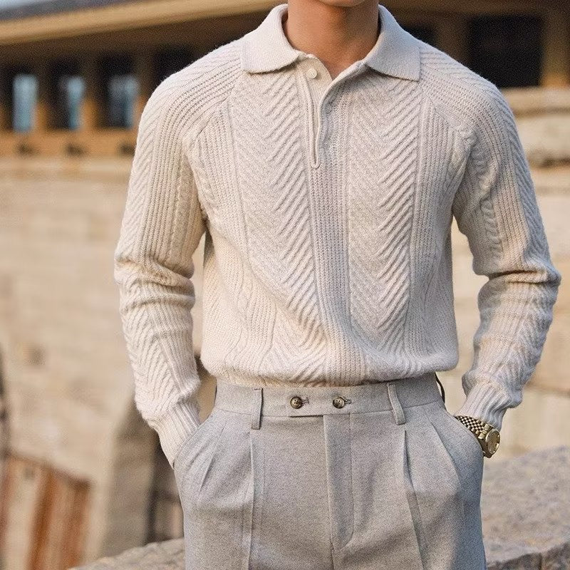 Rheingau Strick-Polopullover