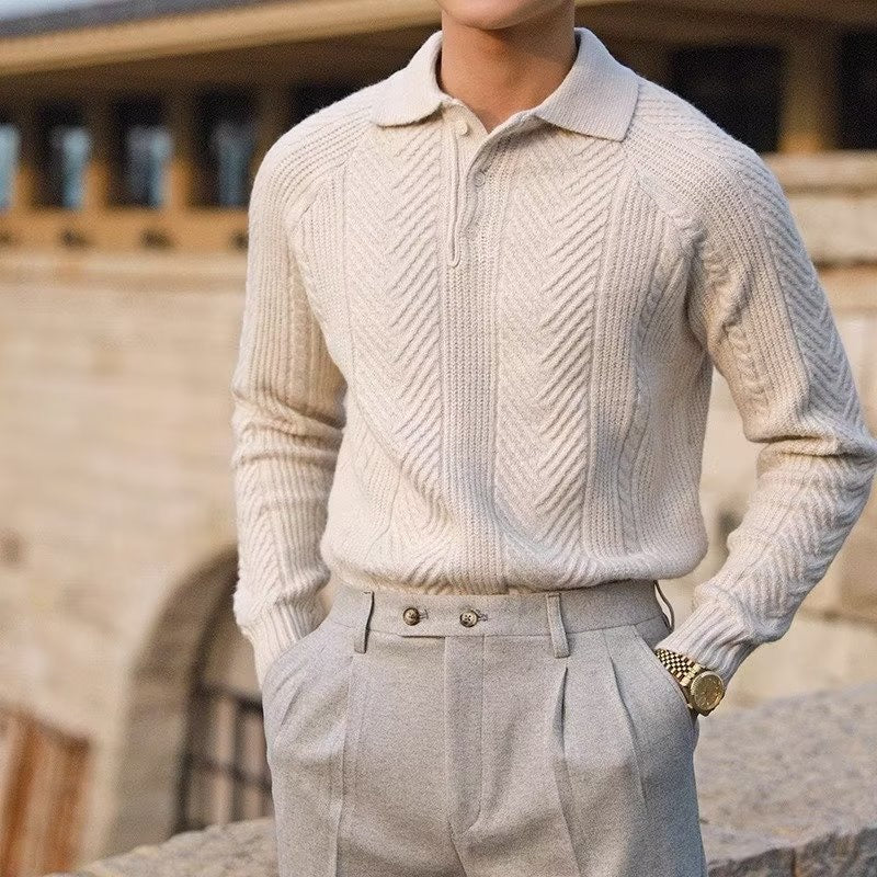 Rheingau Strick-Polopullover