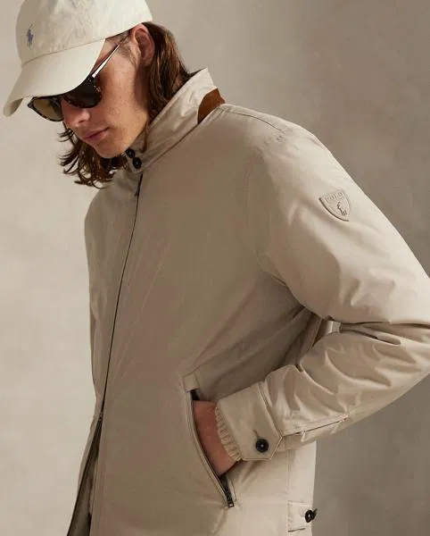 RL Wasserabweisender gefütterter Trenchcoat