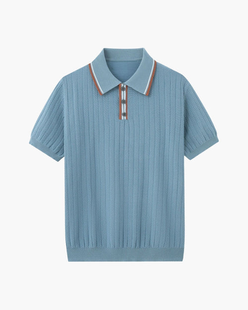 Baden Strickpoloshirt