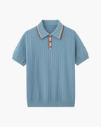 Baden Strickpoloshirt