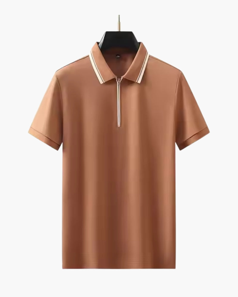 Kronberg Poloshirt mit Reißverschluss