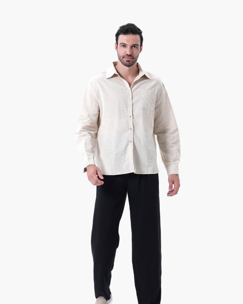 Lübeck Leinen-Set mit Langarmshirt