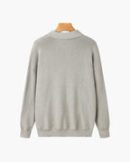 Taunus Strickpullover mit Reißverschluss