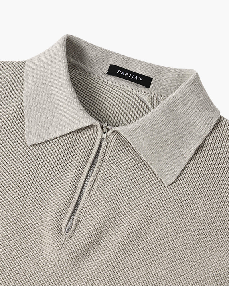 Taunus Strickpullover mit Reißverschluss