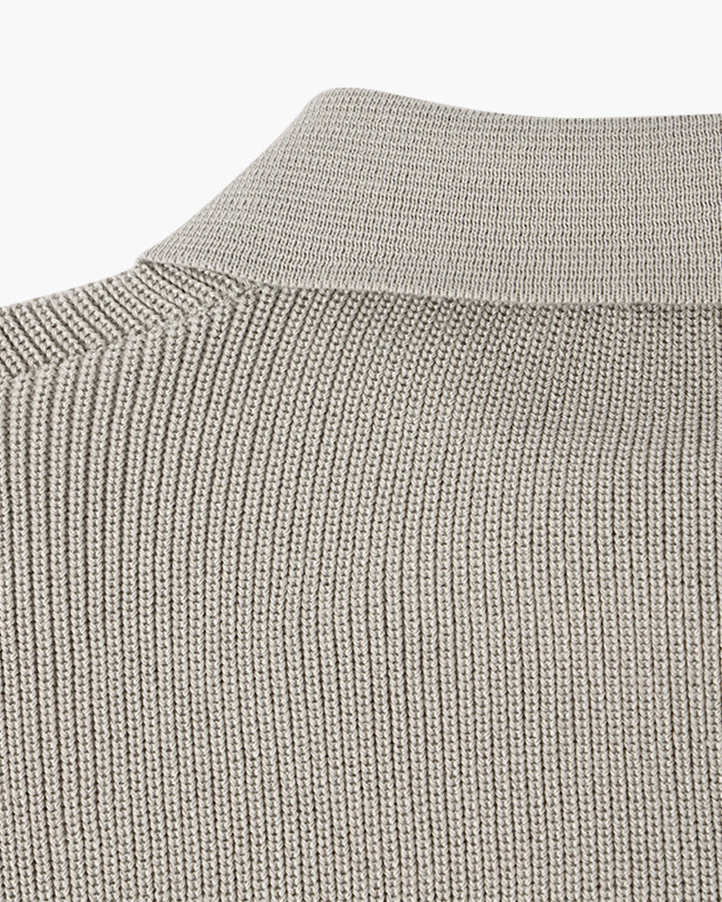 Taunus Strickpullover mit Reißverschluss