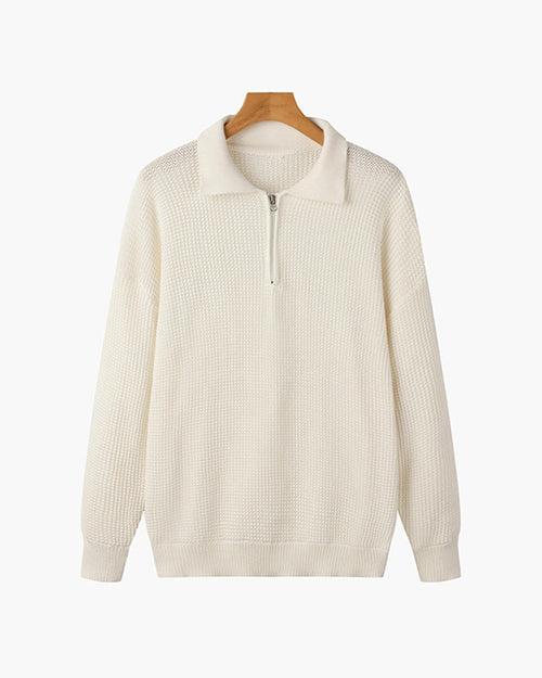 Grünwald Strickpullover mit Reißverschluss