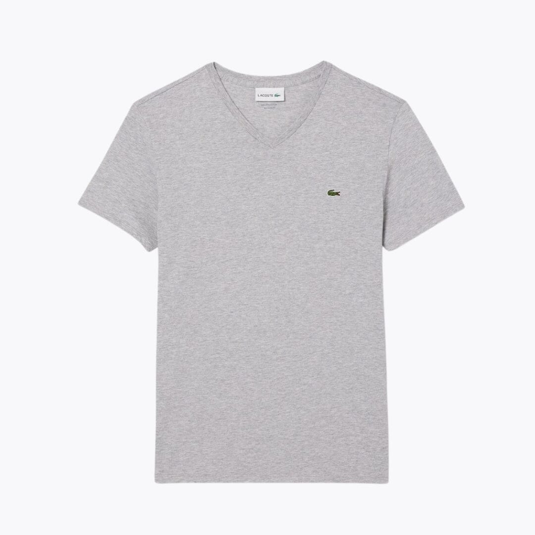 LC Leichtes Pima-Baumwoll-T-Shirt mit V-Ausschnitt