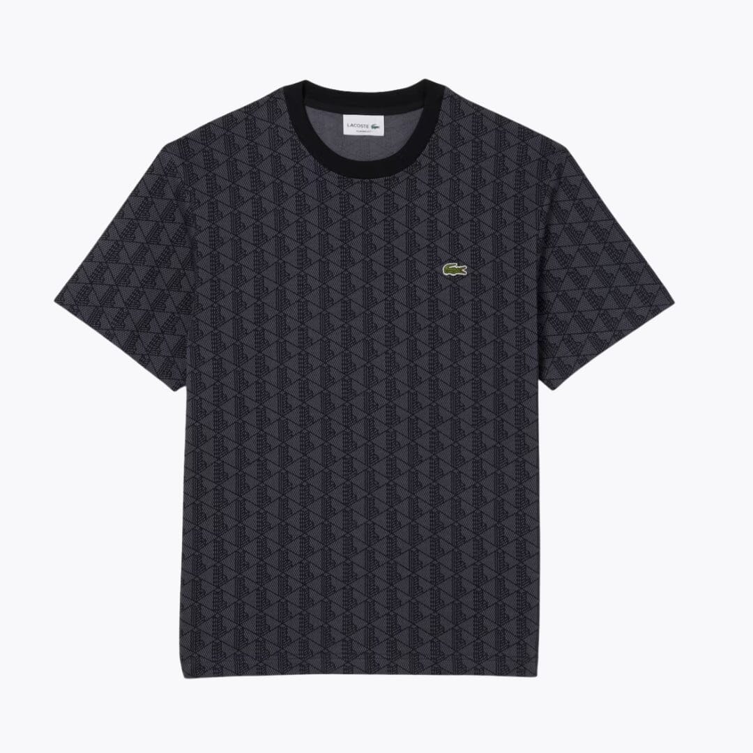 LC Jersey-T-Shirt mit Monogramm