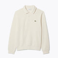 LC Geripptes Baumwoll-Sweatshirt mit Polokragen