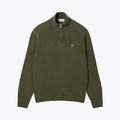 LC Kammwollpullover mit hohem Reißverschlusskragen