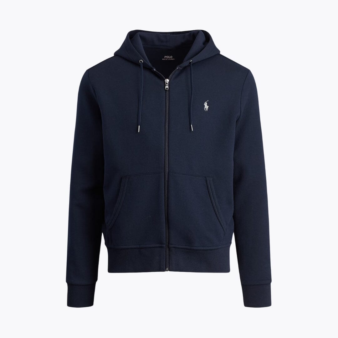 RL Strickhoodie mit durchgehendem Reißverschluss