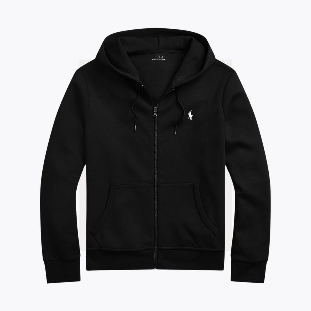 RL Strickhoodie mit durchgehendem Reißverschluss