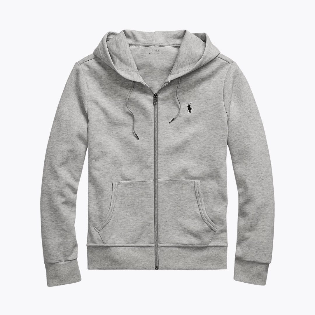 RL Strickhoodie mit durchgehendem Reißverschluss