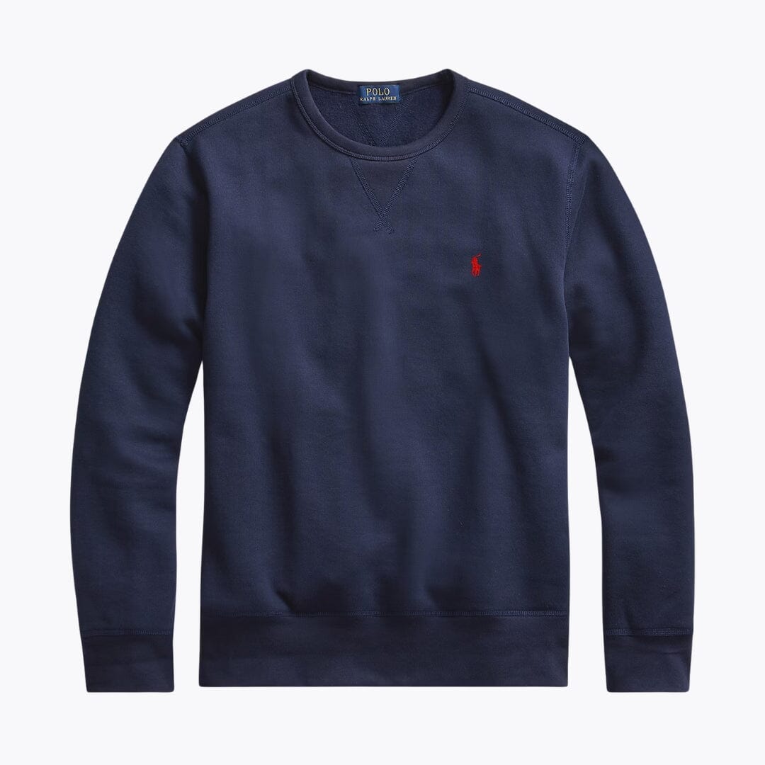 RL Fleece-Sweatshirt mit Rundhalsausschnitt