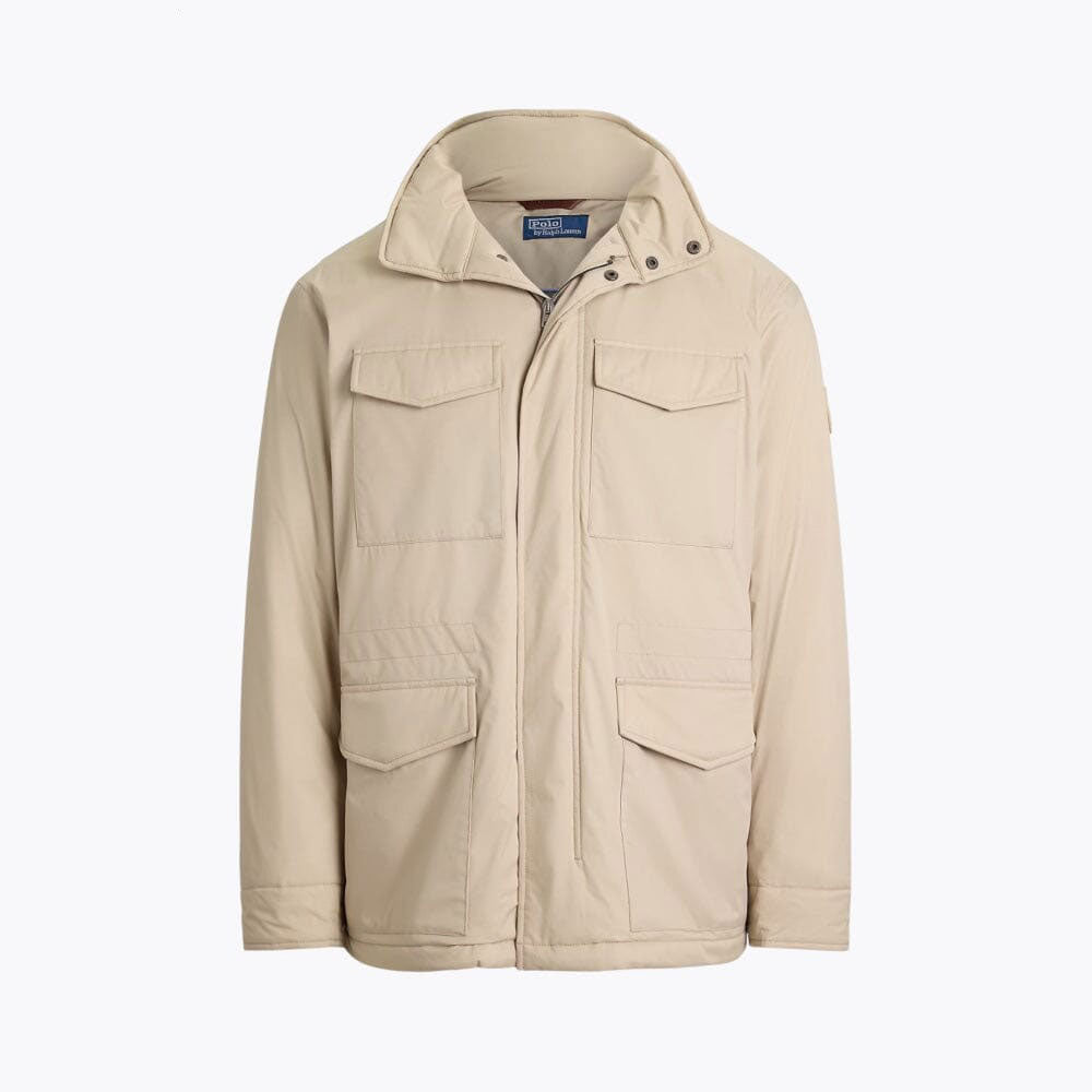 RL Wasserabweisende Fieldjacke mit Kapuze