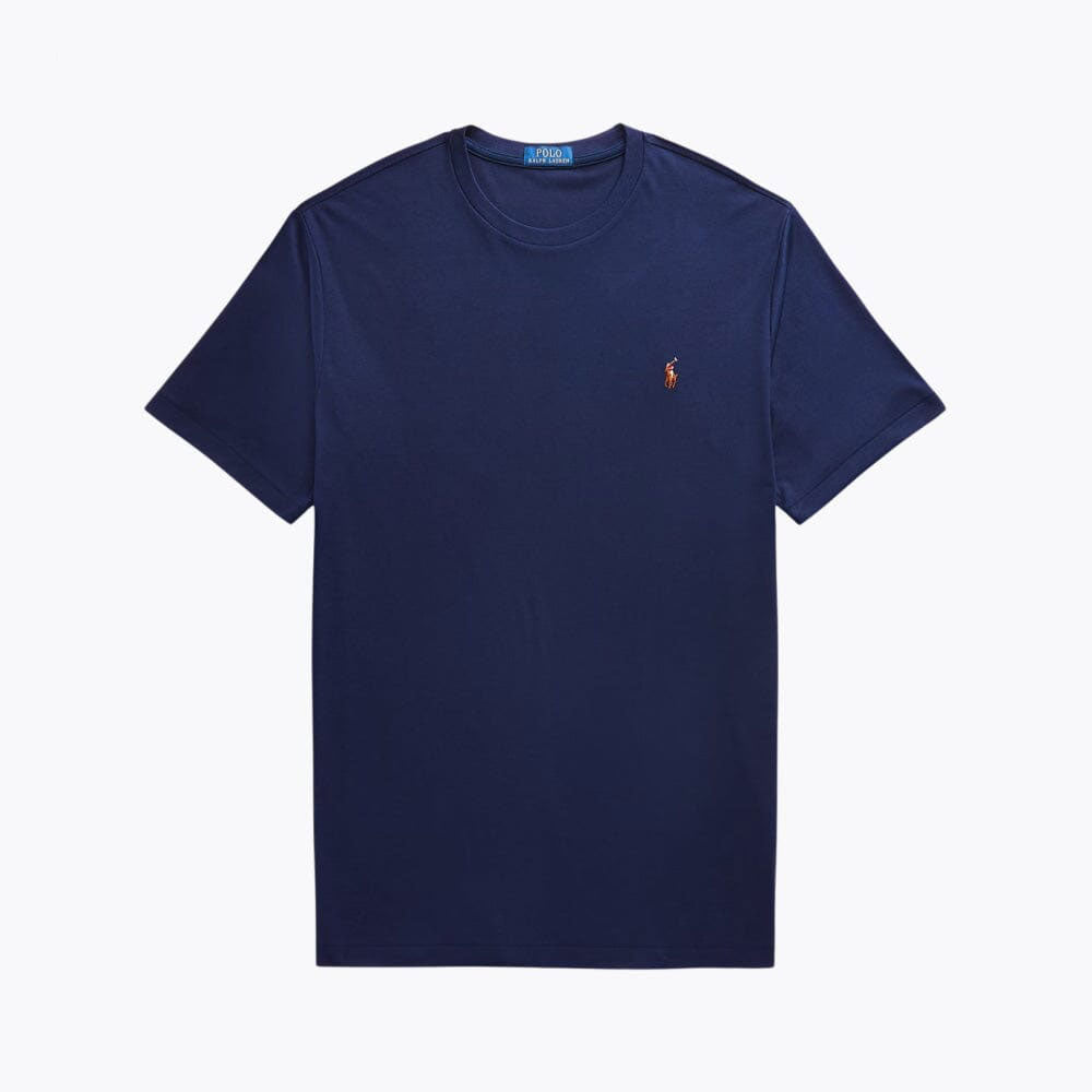 RL Weiches Baumwoll-T-Shirt mit Rundhalsausschnitt