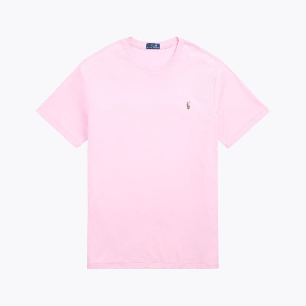 RL Weiches Baumwoll-T-Shirt mit Rundhalsausschnitt