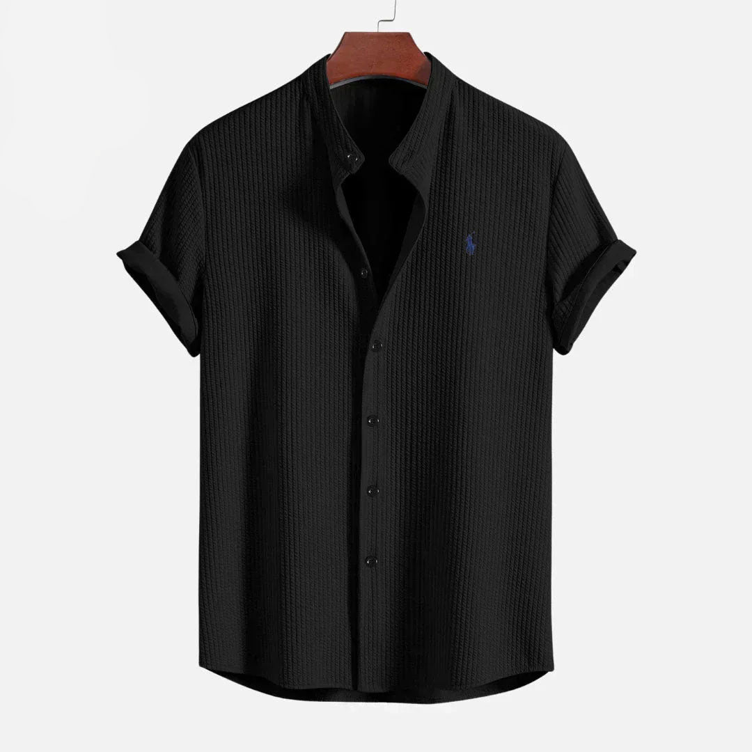 RL Geripptes Slim-Fit-Sommerhemd