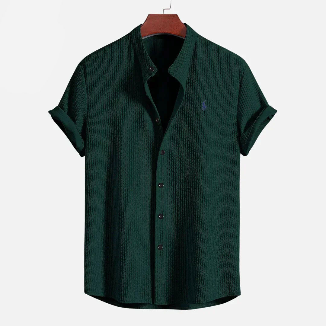 RL Geripptes Slim-Fit-Sommerhemd
