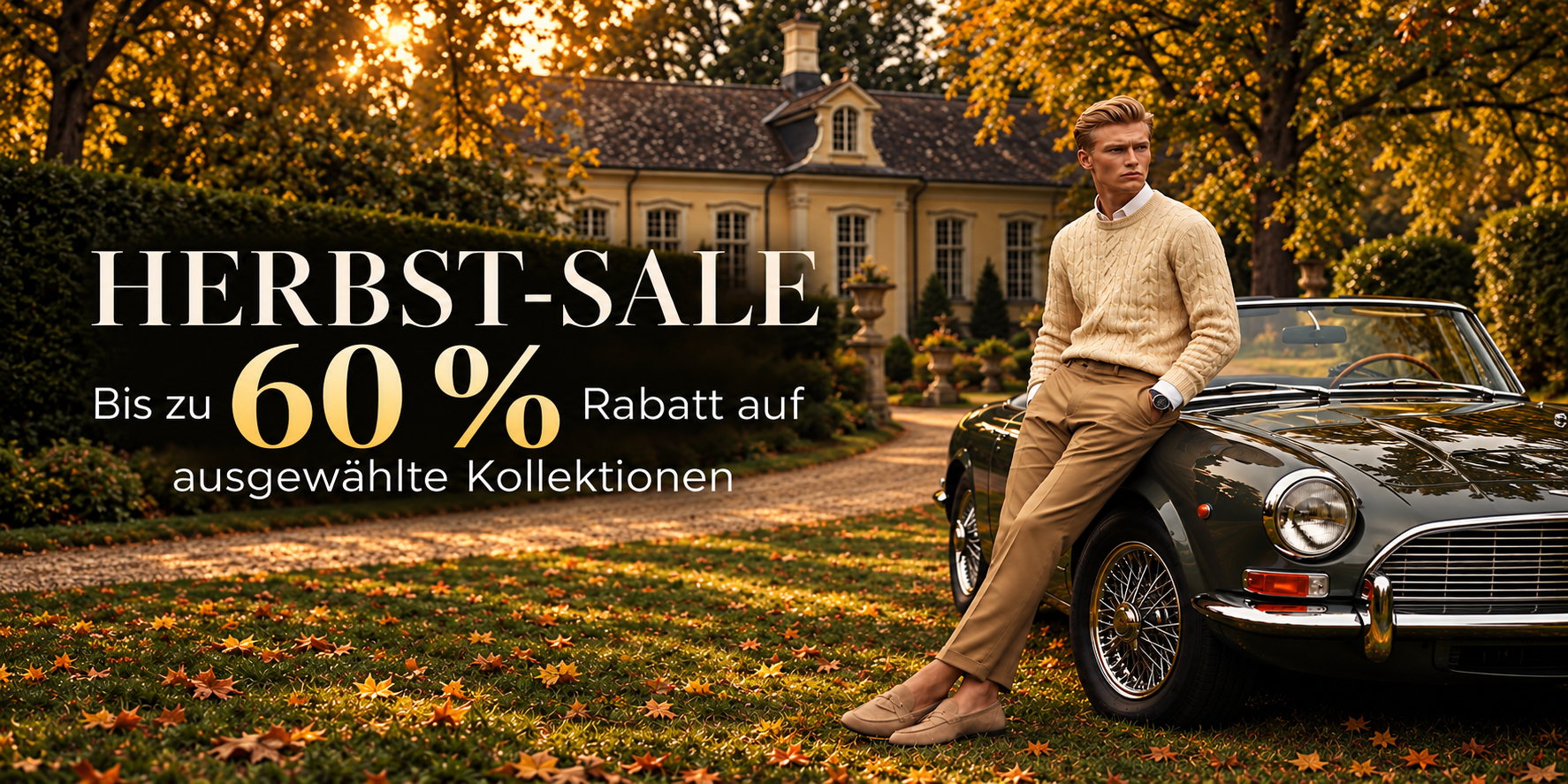 Herbst-Sale: Bis zu 60 % Rabatt auf ausgewählte Kollektionen